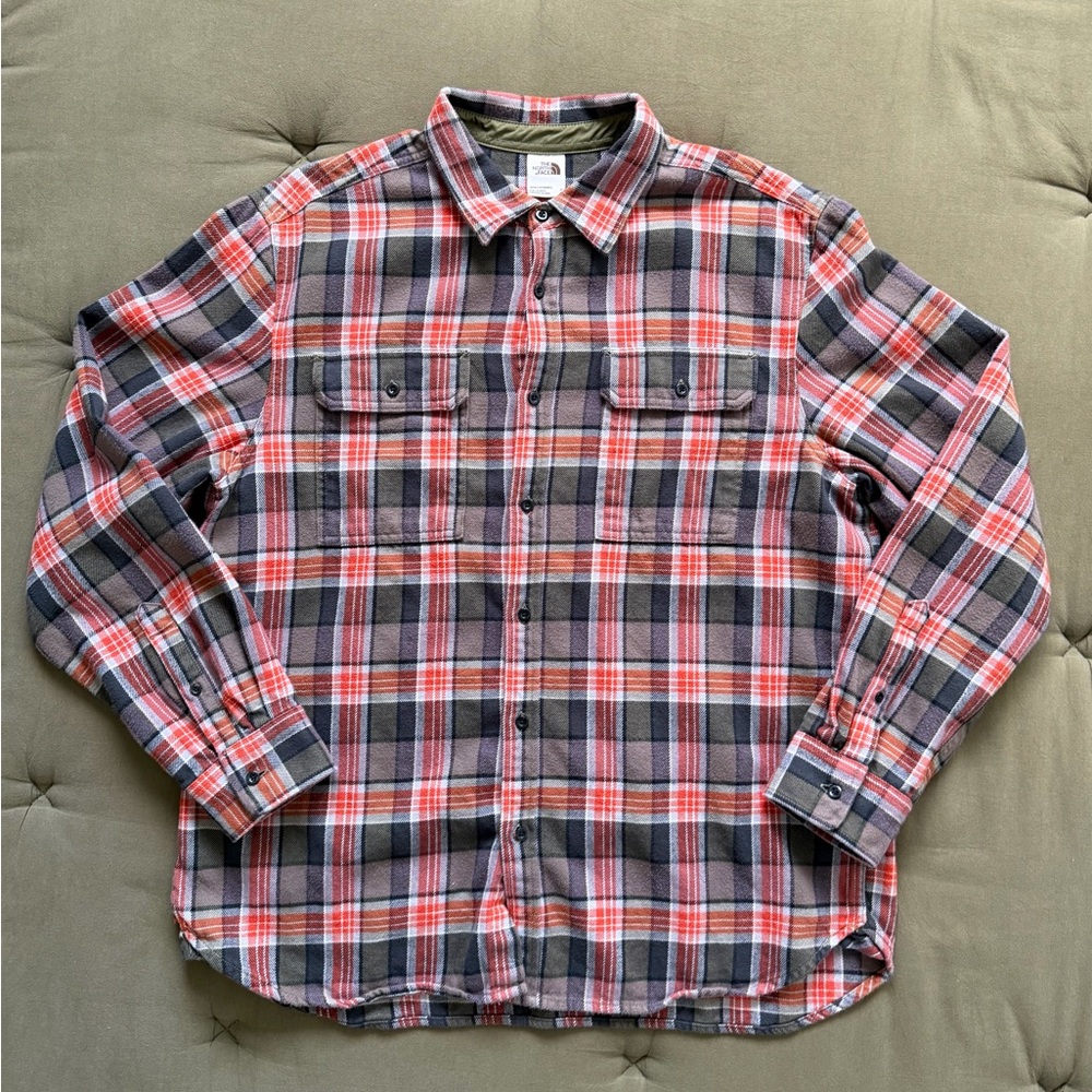 The North Face Flannel Button Down Shirt Men’s Size XL